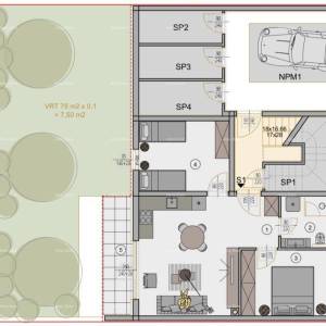Novi stambeni projekt! Prodaja stana s vrtom, Pula! S1, Z3