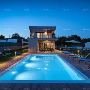 Novoizgrađena luksuzna vila sa grijanim bazenom! Okolica Svetvinčenta