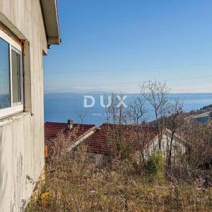 OPATIJA, BREGI - idealna vila u blizini mjesta Opatija, skoro dovršena, pogled na more i prekrasna okućnica