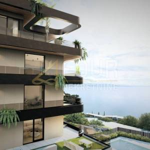 Opatija, Ičići, ekskluzivna novogradnja sa zajedničkim bazenom i garažom, 2s+db