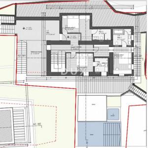 OPATIJA, IČIĆI, POLJANE- građevinsko zemljište s kućom za adaptaciju i predivnim pogledom na more i otoke