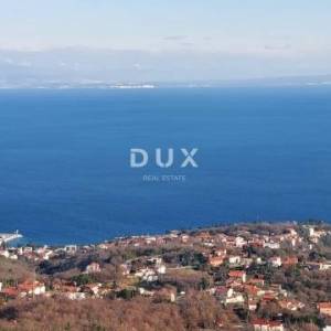 OPATIJA, IČIĆI, POLJANE- građevinsko zemljište sa starinom i prekrasnim panoramskim pogledom na more