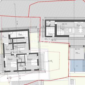OPATIJA, IČIĆI, POLJANE- građevinsko zemljište 2231m2 s 3 kuće starine 250m2 s panoramskim pogledom na more 