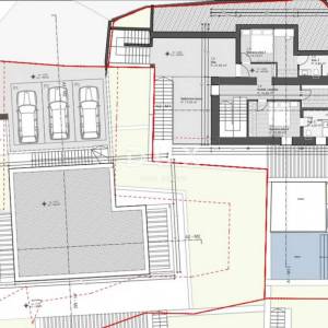 OPATIJA, IČIĆI, POLJANE- građevinsko zemljište 2231m2 s 3 kuće starine 250m2 s panoramskim pogledom na more 