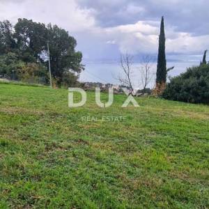 OPATIJA, LOVRAN- građevinsko zemljište 1220m2 s panoramskim pogledom na more za stambenu zgradu- stanove/ obiteljsku kuću /vill...