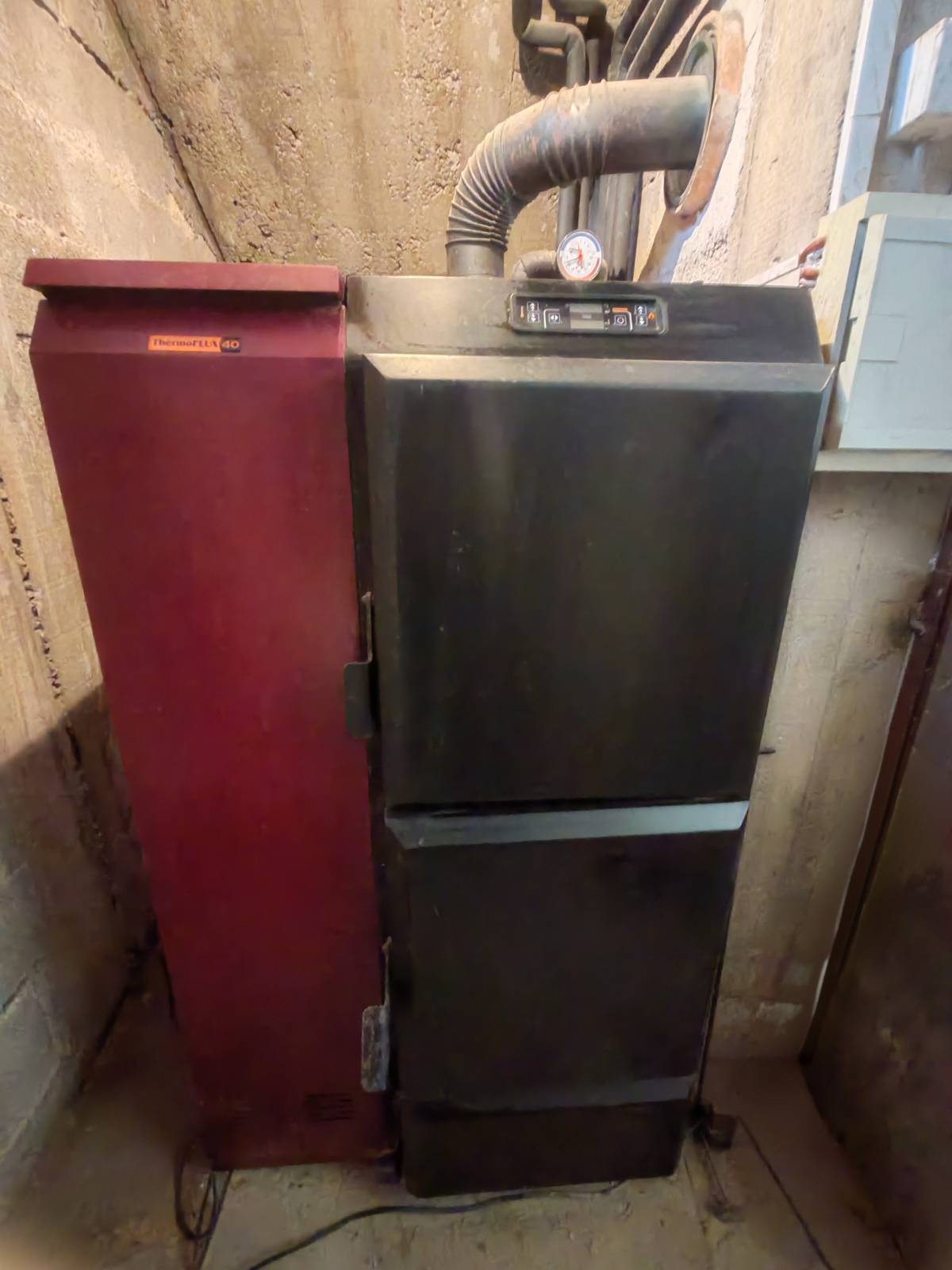 Peć na pelete i bojler 200L