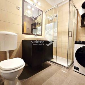 Pobri, 2-soban s dnevnim boravkom, lođa s pogledom na more