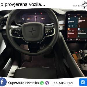 Polestar 2 78 kWh Long Range AWD DM 408 KS, LED+PANO+4xGR SJED+KAM+VIRT+PDC