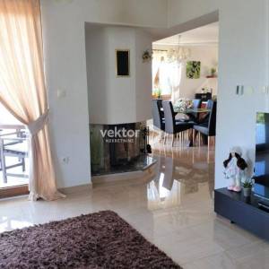 Poljane, samostojeća kuća s bazenom, pogled na more