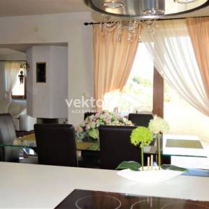 Poljane, samostojeća kuća s bazenom, pogled na more