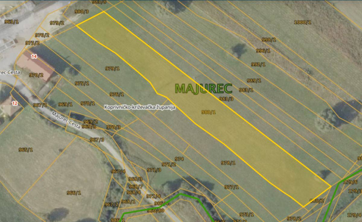 Poljoprivredna zemljišta, Majurec, Križevci