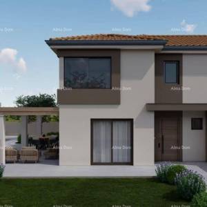 Poreč, Dvije moderne vile s bazenom i saunom u izgradnji – Istra