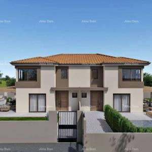 Poreč, Dvije moderne vile s bazenom i saunom u izgradnji – Istra