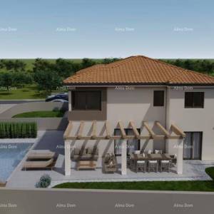 Poreč, Dvije moderne vile s bazenom i saunom u izgradnji – Istra