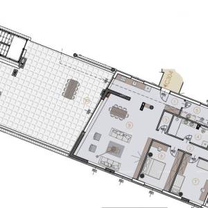 Poreč, Veli Maj, PENTHOUSE S PANORAMNIM POGLEDOM NA MORE