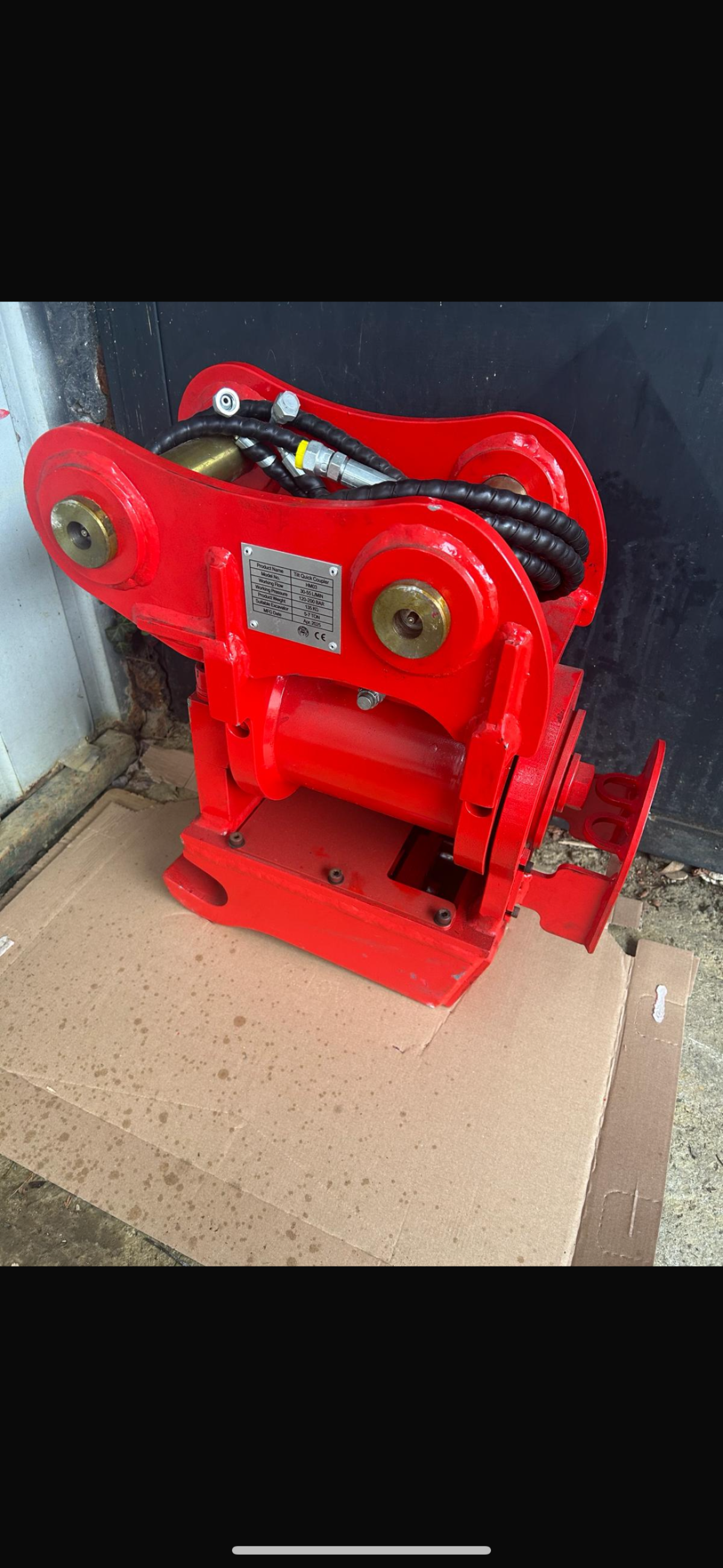 Powertilt, čekić, korpa, zubi