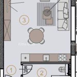 Prodaja garsonijere u novom stambeno-poslovnom objektu – S102, Poreč!