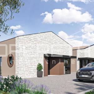 Istra, Poreč okolica- Moderna prizemnica s galerijom i bazenom
