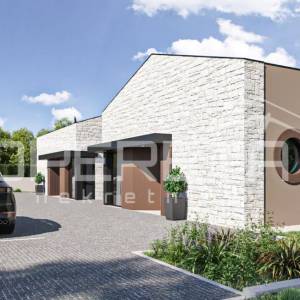 Istra, Poreč okolica- Moderna prizemnica s galerijom i bazenom
