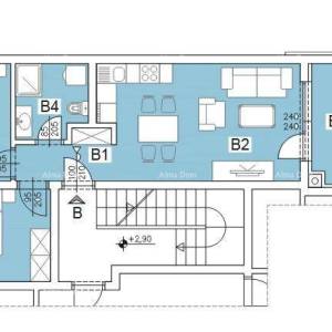 Prodaja - Moderan stan u novom privatnom stambenom kompleksu u Šijani, Pula! F-B