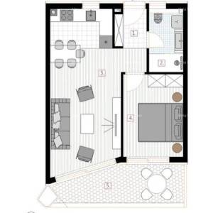 Prodaja modernih stanova u eksluzivnoj zgradi sa pogledom na marinu, Pula!B4