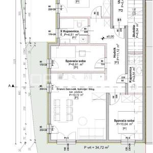 Podstrana – lijep trosoban stan s vrtom