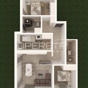 Podstrana – lijep trosoban stan s vrtom