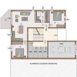 Prodaja-  stan u prizemlju, u novom stambenom kompleksu, Valdebek, Pula! Zg6 S1