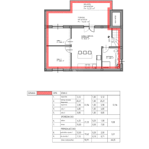 Stan, Penthouse, Zagreb,Dubrava-Trnava, 3S, Terasa + PM