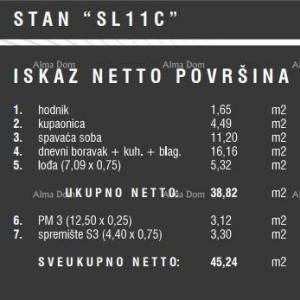 Prodaja stanova u novom stambenom kompleksu, Štinjan! 11C