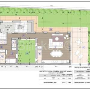 Prodaja, Zagreb, Srebrnjak, luksuzan stan sa vrtom u novogradnji
