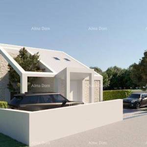 Prodaja zemljišta 511 m2 s građevinskom dozvolom i plaćenim doprinosima, Medulin!