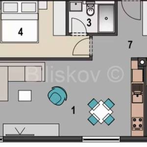 Prodaja,Pag,Mandre,novogradnja stan 77,50m2 ,1kt. zgrade,terasa