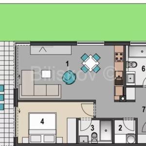 Prodaja,Pag,Mandre,novogradnja 82,60m2,prizemlje zgrade,vrt,parking