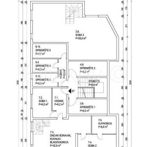 Prodaja,Remete,dvoetažni šesterosobni stan148,50m2 s dva parkirališta