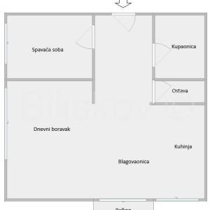 Prodaja,Trešnjevka,dvosoban stan 56,16 m2 na 17.katu nebodera,lift