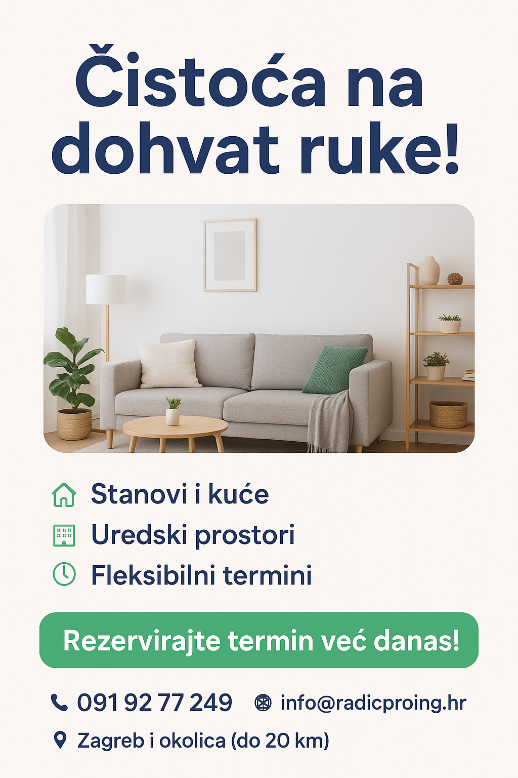 Profesionalne usluge čišćenja - Zagreb i okolica