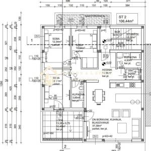 Sesvete,Kraljevečki Novaki,4-soban stan na 1.katu 110m2+parking+vrt