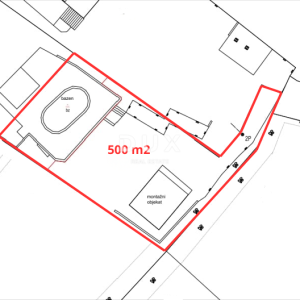 ŠIBENIK, BILICE – Građevinsko zemljište 402m², spremno za gradnju