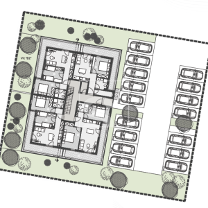 Šikići - stan s dvorištem - novogradnja 