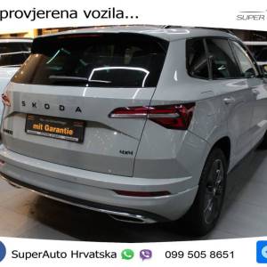 Škoda Karoq 2.0 TSI 4x4 DSG Sportline 190 KS, LED+4xGR SJED+VIRT+ASIST