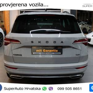 Škoda Karoq 2.0 TSI 4x4 DSG Sportline 190 KS, LED+4xGR SJED+VIRT+ASIST