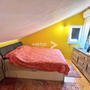 Srdoči, namješten 3-soban s dnevnim boravkom i balkonom