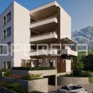 Stan 3S, 94,81 m² na povišenom položaju sa pogledom na more, Makarska