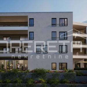 Stan 3S, 94,81 m² na povišenom položaju sa pogledom na more, Makarska