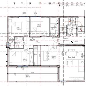 Stan 3S, 94,81 m² na povišenom položaju sa pogledom na more, Makarska