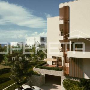 Stan 3S, 94,81 m² na povišenom položaju s pogledom na more, Makarska