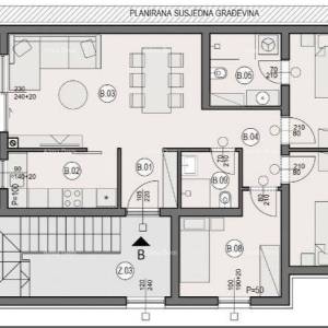 Stan na atraktivnoj lokaciji sa parkirnim mjestom i ostavom - stan B/Z3, Premanturska cesta