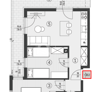 Stan s dvorištem - novogradnja 