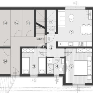 Stan Štinjan - 1100m od prekrasne plaže 